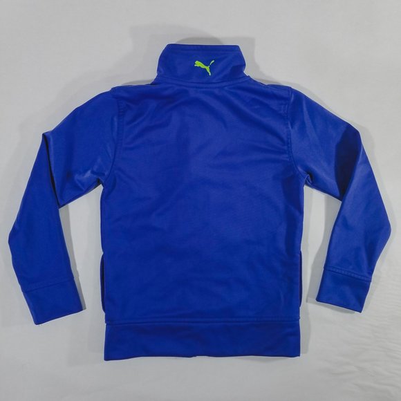 Puma Blue & Green Full Zip-up Sweatshirt - Picture 5 of 8
